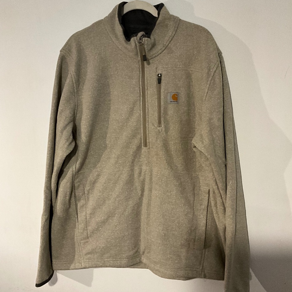 Mens Half Zip Large Carhartt Fleece